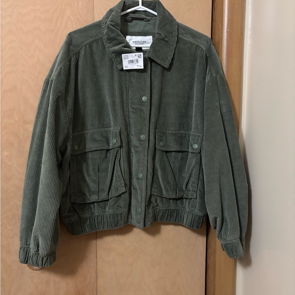 American Eagle Outfitters Green Utility Jacket